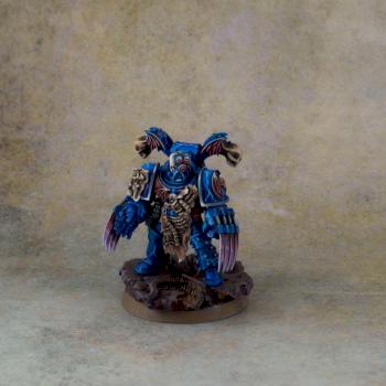 Night Lords Space Marine Veteran with lighting claws by Piriney