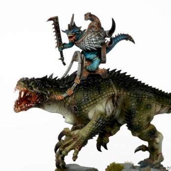 Lizardmen Carnosaur by ThirdEyeNuke