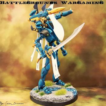 Eldar Wraithlord Fully Magnetized by Battlegrounds Wargaming