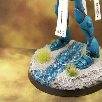 Eldar Wraithlord's Base by Battlegrounds Wargaming