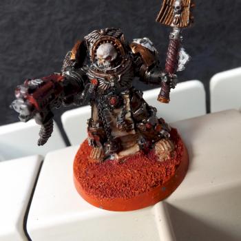 Space Marine Terminator Chaplain by yann54280