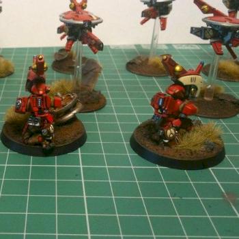 Tau Sniper Drone Team 3 by fenrirfrozen