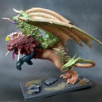 Warriors of Chaos Chimera by projectkasual