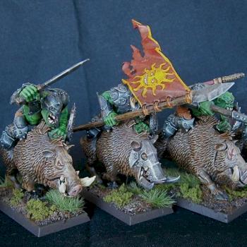 orc boar boyz by MatteobenF