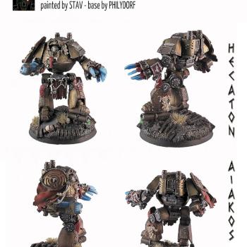 Hecaton Aiakos - Minotaur Contemptor Dreadnought by StudioSkull