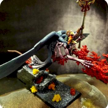gleetch , Greater Daemon of Tzeentch by garathiel