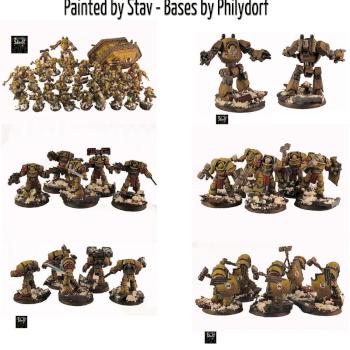 Pre Heresy Imperial Fists Army by StudioSkull