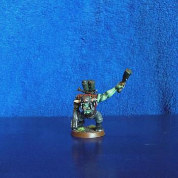 Ork Boy (my first ever painted miniature) by Zug