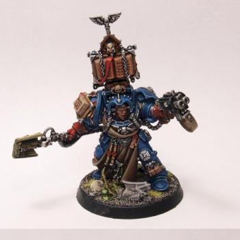 Space Marine Librarian in Terminator Armour by Priestoflie