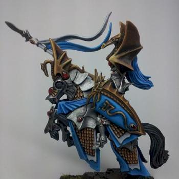 High Elf Prince on Horse by Slifer