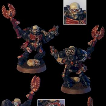 Another salamander's chaplain by Brother Kadmaeus
