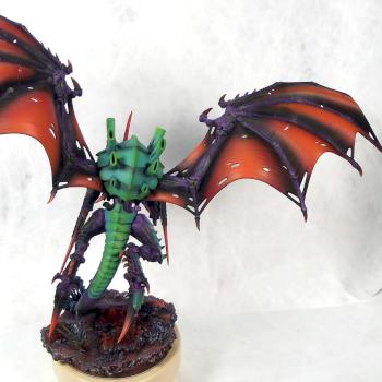 Swooping hive tyrant by Artiviks