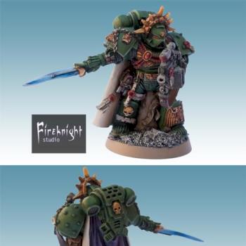 SPACE MARINES CHAPTER MASTER DARK ANGELS by Fireknight