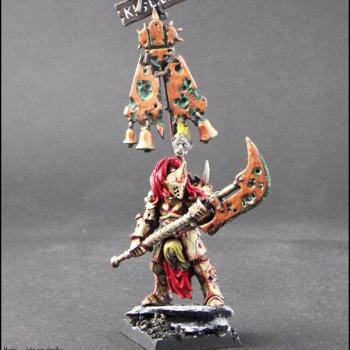 Nurgle banner bearer by Voltar the mighty