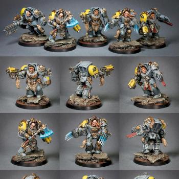 Space Wolves Terminator Squad by Grimvar