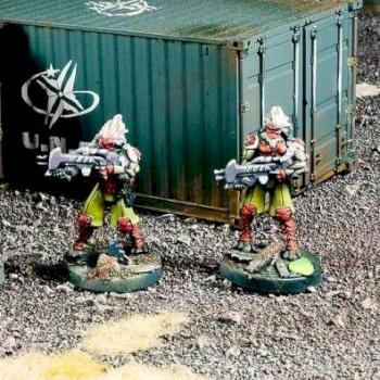 Combined Army - Morat Vanguard Infantry (Combi Rifle) - Infinity by sapien