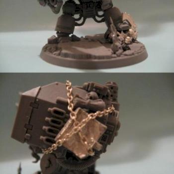 Grey Knight Dreadnought - simple conversion by Voltron