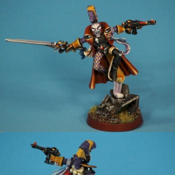 ELDAR Harlequin Death Jester by a vince