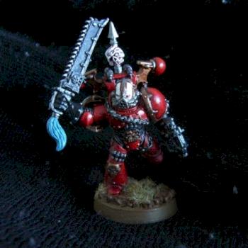 khorne brass skull legion trooper by khaagor