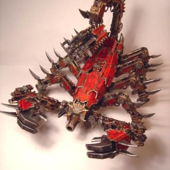 Brass Scorpion front view by megamat008