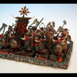 chaos dwarf army by iamahobgoblin