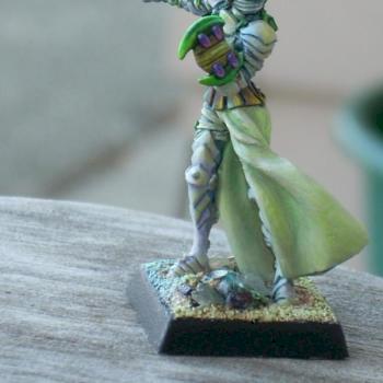Warcrow elf fighter by ninjakitty