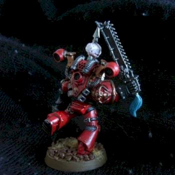 khorne brass skull legion back by khaagor