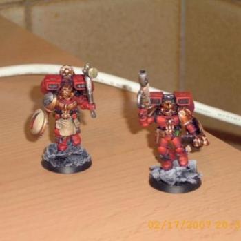 Blood Angel Honor Guard by Hanutta