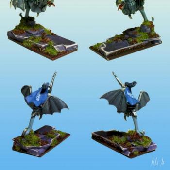 warmaster chaos hero on dragon by bskstudio