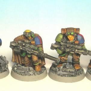 Crimson Fists Scout Fireteam by Satan Dingo 420