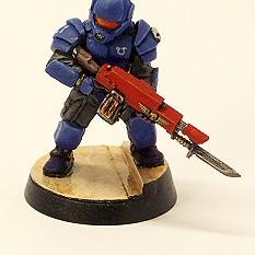 Guardsman of the 4th Ultramar Defense Force by BenHassad
