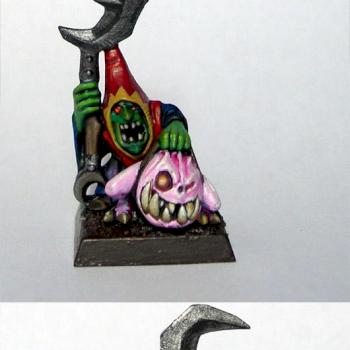 Night Goblin Big Boss with Squig by Interositor