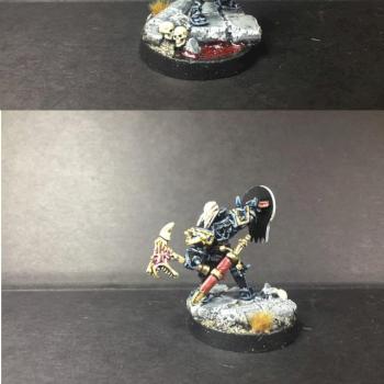 Lost Tales of Malal; Kaleb Daark Warlord on foot by Kaleb Daark