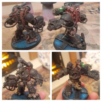 Chaos space marine obliterators by Metalhitman