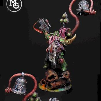Chaos Nurgle Lord CONVERTION by slawek