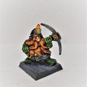 Dwarf miner by Curunnir