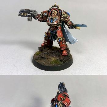 Blood Angels Legion Praetor in Tartaros Terminator Armor by TheBirdsAreBlack