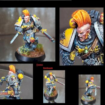 Drenn Redblade Space Wolves Deathwatch by Ramirez23