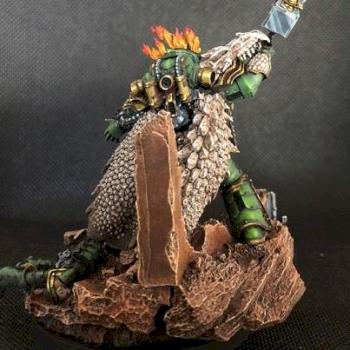 Vulkan Primarch of the Salamanders by Chris74