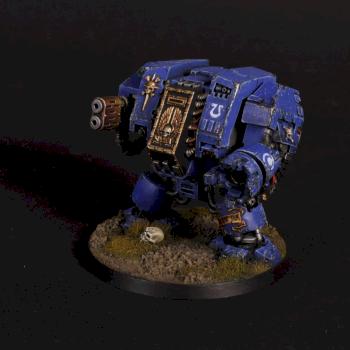 Ultramarine Dreadnought with multymelta by dimoni777