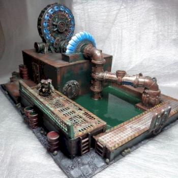 sector mechanicus haemotrope power station necromunda by thecat