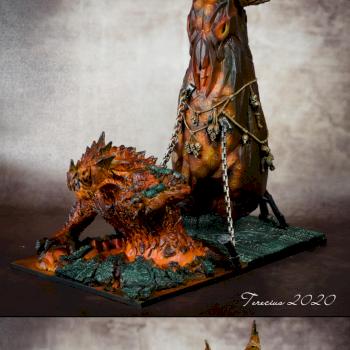 Infernal Dwarves Titan (K'dai) by Terecius