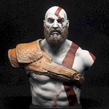 Kratos bust by NorthWindMinis