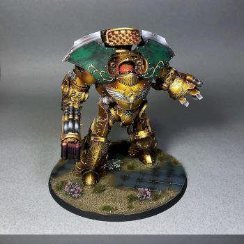 Legio Custodes Telemon Heavy Dreadnought by TheBirdsAreBlack