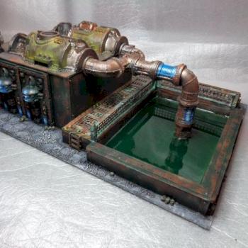 sector mechanicus chemical facility by thecat