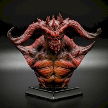 Pit Fiend Bust by garrett.wilber
