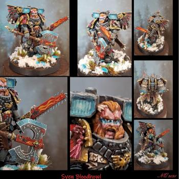 Space Wolves Wolf Lord Sven Bloodhowl by Ramirez23