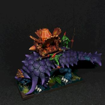 Warhammer Lizardmen Bastiladon by Bauer