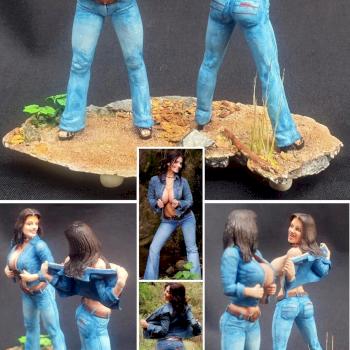 Denise Milani Canyon Collage by arnolbre