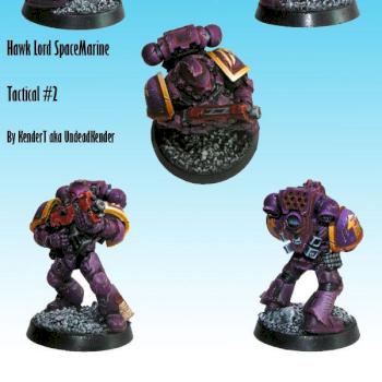 Hawk Lord Space Marine - Tactical # 2 by Kendert